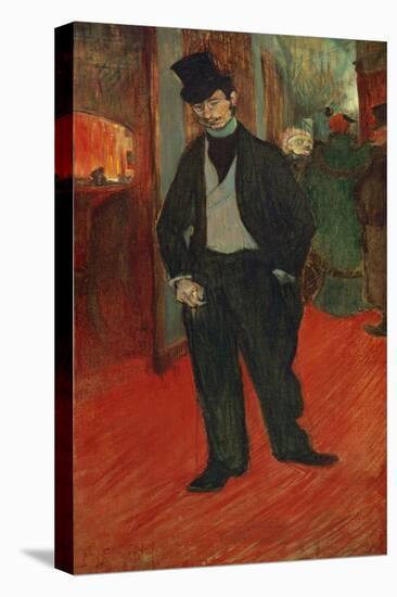 Gabriel Tapie De Celeyran in a Theater Corridor, 1893-1894-Henri de Toulouse-Lautrec-Stretched Canvas