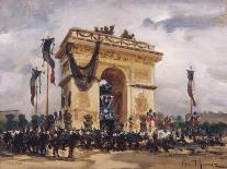 Victor Hugo's Funeral-Gabriel Thurner-Framed Giclee Print