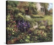 Courtyard With Flowers-Gabriela-Stretched Canvas