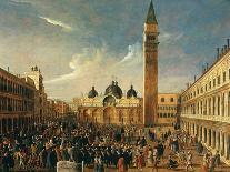 The Last Day of the Carnival, St. Mark's Square, Venice-Gabriele Bella-Giclee Print