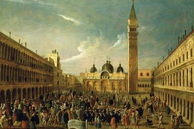 The Last Day of the Carnival, St. Mark's Square, Venice