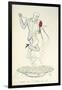 Gabriele D'Annunzio (1863-1938) Dancing with a Woman Above a Plate of Maccheroni (Colour Litho)-Sem-Framed Giclee Print