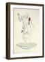 Gabriele D'Annunzio (1863-1938) Dancing with a Woman Above a Plate of Maccheroni (Colour Litho)-Sem-Framed Giclee Print