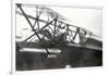 Gabriele d'Annunzio Flying with his Pilot to Drop Leaflets over Vienna, 1918-null-Framed Giclee Print