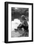 Gabriella Farinon on a River Bank-Marisa Rastellini-Framed Photographic Print