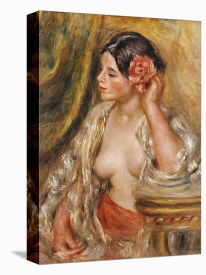 Gabrielle a Sa Coiffure, 1910-Pierre-Auguste Renoir-Stretched Canvas