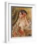 Gabrielle a Sa Coiffure, 1910-Pierre-Auguste Renoir-Framed Giclee Print