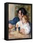 Gabrielle and Jean by Pierre-Auguste Renoir-Fine Art-Framed Stretched Canvas