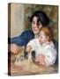 Gabrielle and Jean by Pierre-Auguste Renoir-Fine Art-Stretched Canvas