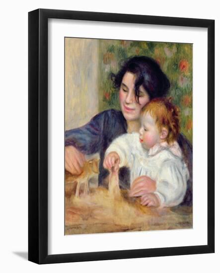 Gabrielle and Jean, circa 1895-6-Pierre-Auguste Renoir-Framed Giclee Print