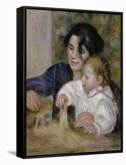 Gabrielle and Jean-Pierre-Auguste Renoir-Framed Stretched Canvas