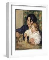 Gabrielle and Jean-Pierre-Auguste Renoir-Framed Art Print