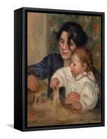 Gabrielle and Jean-Pierre-Auguste Renoir-Framed Stretched Canvas