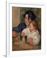 Gabrielle and Jean-Pierre-Auguste Renoir-Framed Giclee Print