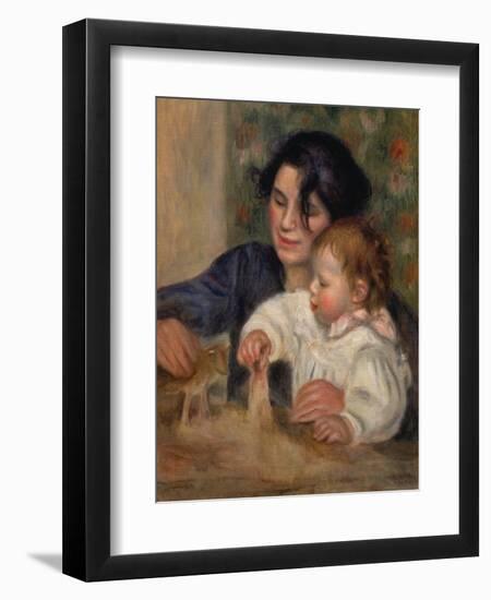 Gabrielle and Jean-Pierre-Auguste Renoir-Framed Giclee Print