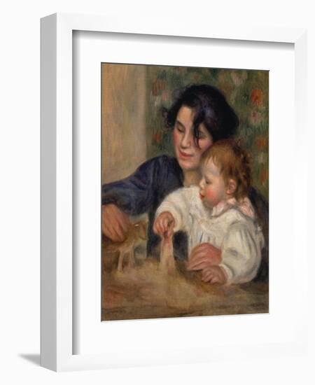 Gabrielle and Jean-Pierre-Auguste Renoir-Framed Giclee Print