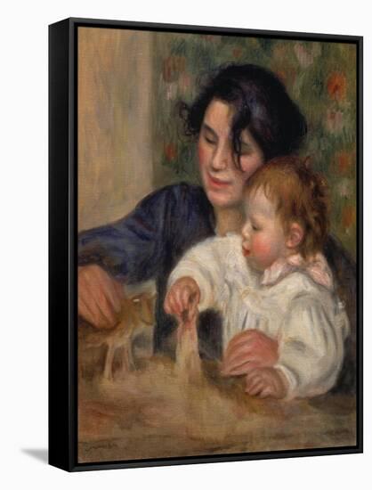 Gabrielle and Jean-Pierre-Auguste Renoir-Framed Stretched Canvas