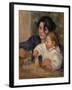 Gabrielle and Jean-Pierre-Auguste Renoir-Framed Giclee Print