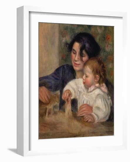 Gabrielle and Jean-Pierre-Auguste Renoir-Framed Giclee Print