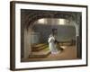 Gabrielle D'arjuzon Prays for the Recovery of Her Mother by Marie Philippe Coupin De La Couperie-null-Framed Giclee Print