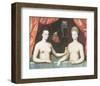 Gabrielle d'Estrees And One Of Her Sisters-null-Framed Premium Giclee Print