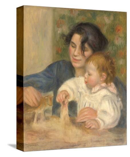 Gabrielle et Jean, 1895-1896-Pierre-Auguste Renoir-Stretched Canvas