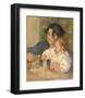 Gabrielle et Jean, 1895-1896-Pierre-Auguste Renoir-Framed Art Print