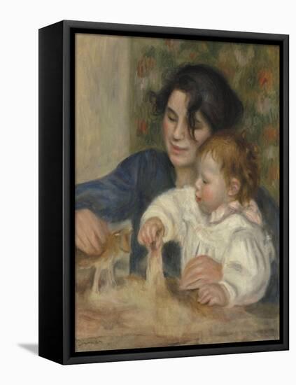 Gabrielle et Jean-Pierre-Auguste Renoir-Framed Stretched Canvas