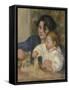 Gabrielle et Jean-Pierre-Auguste Renoir-Framed Stretched Canvas