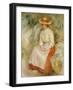 Gabrielle in a Straw Hat, 1900-Pierre-Auguste Renoir-Framed Giclee Print