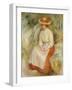 Gabrielle in a Straw Hat, 1900-Pierre-Auguste Renoir-Framed Giclee Print