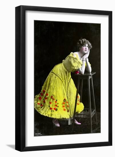 Gabrielle Ray (1883-197), English Actress, Early 20th Century-Foulsham and Banfield-Framed Giclee Print