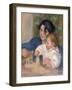 Gabrielle Renard and Infant Son, Jean, 1896-Pierre-Auguste Renoir-Framed Giclee Print