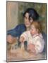 Gabrielle Renard and Infant Son, Jean, 1896-Pierre-Auguste Renoir-Mounted Giclee Print