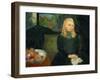 Gabrielle Vien as a young girl. Canvas, 88 x 115 cm R. F. 1977-313.-Armand Seguin-Framed Giclee Print