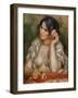 Gabrielle with a Rose, 1911-Pierre-Auguste Renoir-Framed Giclee Print