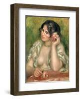 Gabrielle with a Rose, 1911-Pierre-Auguste Renoir-Framed Giclee Print