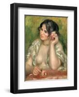 Gabrielle with a Rose, 1911-Pierre-Auguste Renoir-Framed Giclee Print