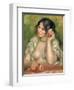 Gabrielle with a Rose, 1911-Pierre-Auguste Renoir-Framed Giclee Print