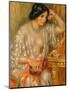 Gabrielle with Jewellery, 1910-Pierre-Auguste Renoir-Mounted Giclee Print