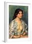 Gabrielle with Open Blouse-Pierre-Auguste Renoir-Framed Art Print