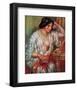 Gabrielle-Pierre-Auguste Renoir-Framed Art Print