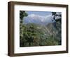 Gaddi Village, Dhaula Dhar Range, Western Himalayas, India, Asia-David Poole-Framed Photographic Print