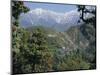 Gaddi Village, Dhaula Dhar Range, Western Himalayas, India, Asia-David Poole-Mounted Photographic Print