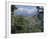 Gaddi Village, Dhaula Dhar Range, Western Himalayas, India, Asia-David Poole-Framed Photographic Print