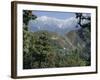 Gaddi Village, Dhaula Dhar Range, Western Himalayas, India, Asia-David Poole-Framed Photographic Print