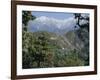 Gaddi Village, Dhaula Dhar Range, Western Himalayas, India, Asia-David Poole-Framed Photographic Print