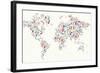 Gadgets - World Map-cienpies-Framed Art Print