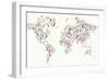 Gadgets - World Map-cienpies-Framed Premium Giclee Print