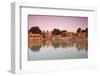 Gadi Sagar Illuminated at Dusk, Jaisalmer, Western Rajasthan, India, Asia-Doug Pearson-Framed Photographic Print